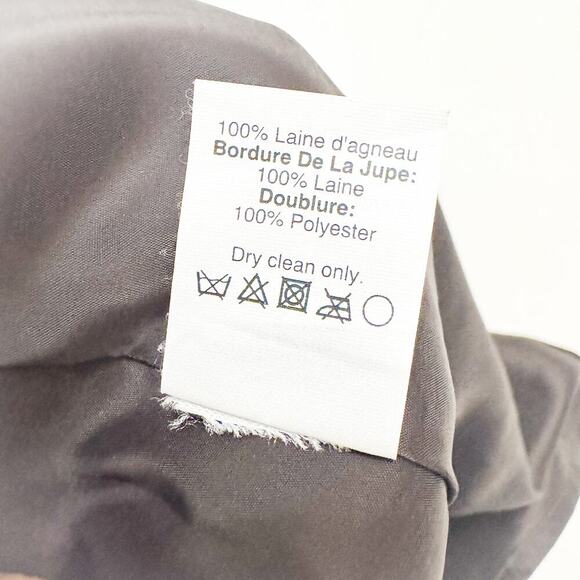 J. Crew Plaid Patterned Lambs Wool Lined Mini Skirt Size 4 - Picture 4 of 6